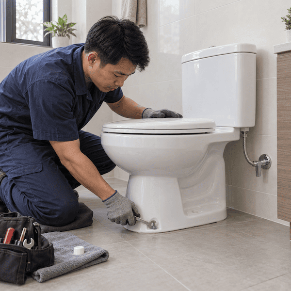 Quy trình cách tháo lắp bồn cầu tại nhà
